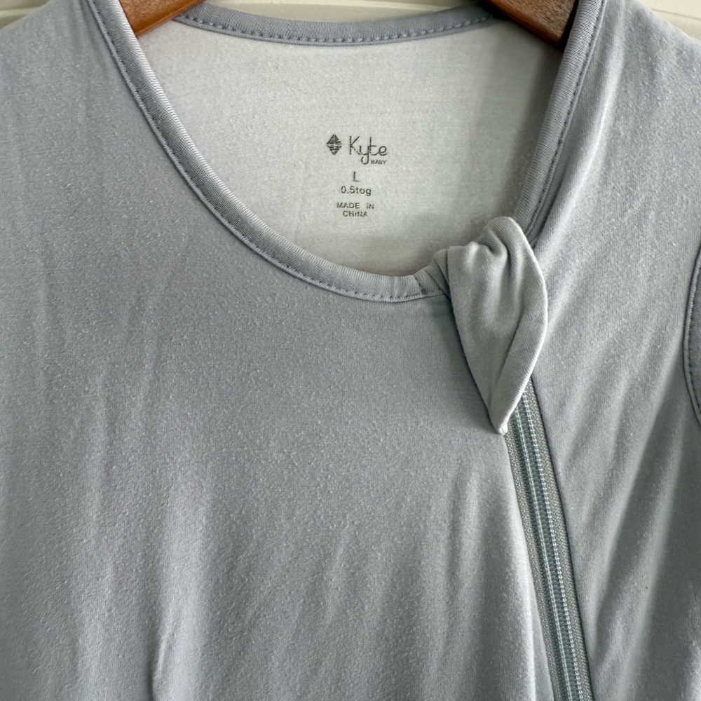 Kyte BABY Light Gray Sleep Sack Large 0.5 tog - Picture 2 of 2